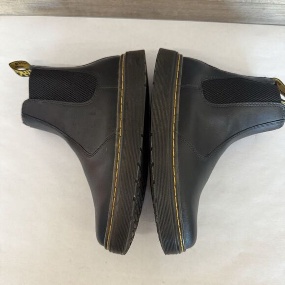 Dr. Martens Dorrian AirWair Black Leather Chelsea Ankle Boot Women 6 Grunge Goth - Picture 4 of 12